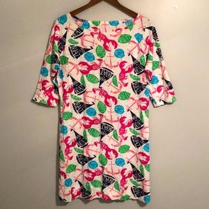 Lilly Pulitzer Boatneck Dress Size M